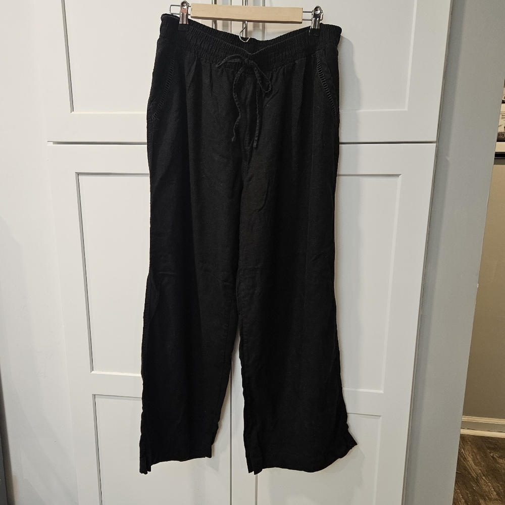 Briggs New York Black Wide Leg Pants